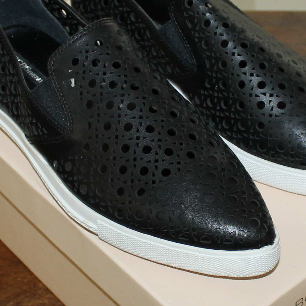 Bcbgeneration~Black~Leather~Slipons/Sneakers - image 8